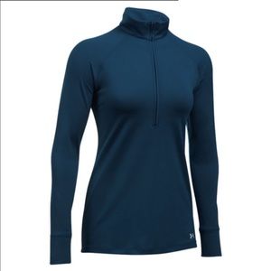 Under Armour Links 1/4 zip LS top XS Academy blue